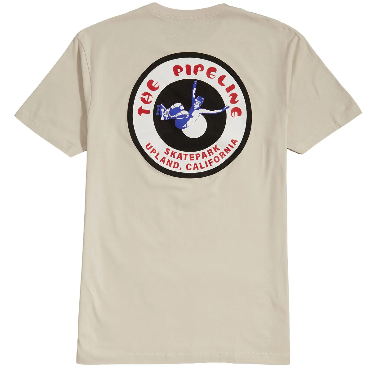 45RPM Vintage Pipeline Skatepark T-Shirt - Tan