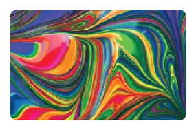 Abstract Paint Rainbow