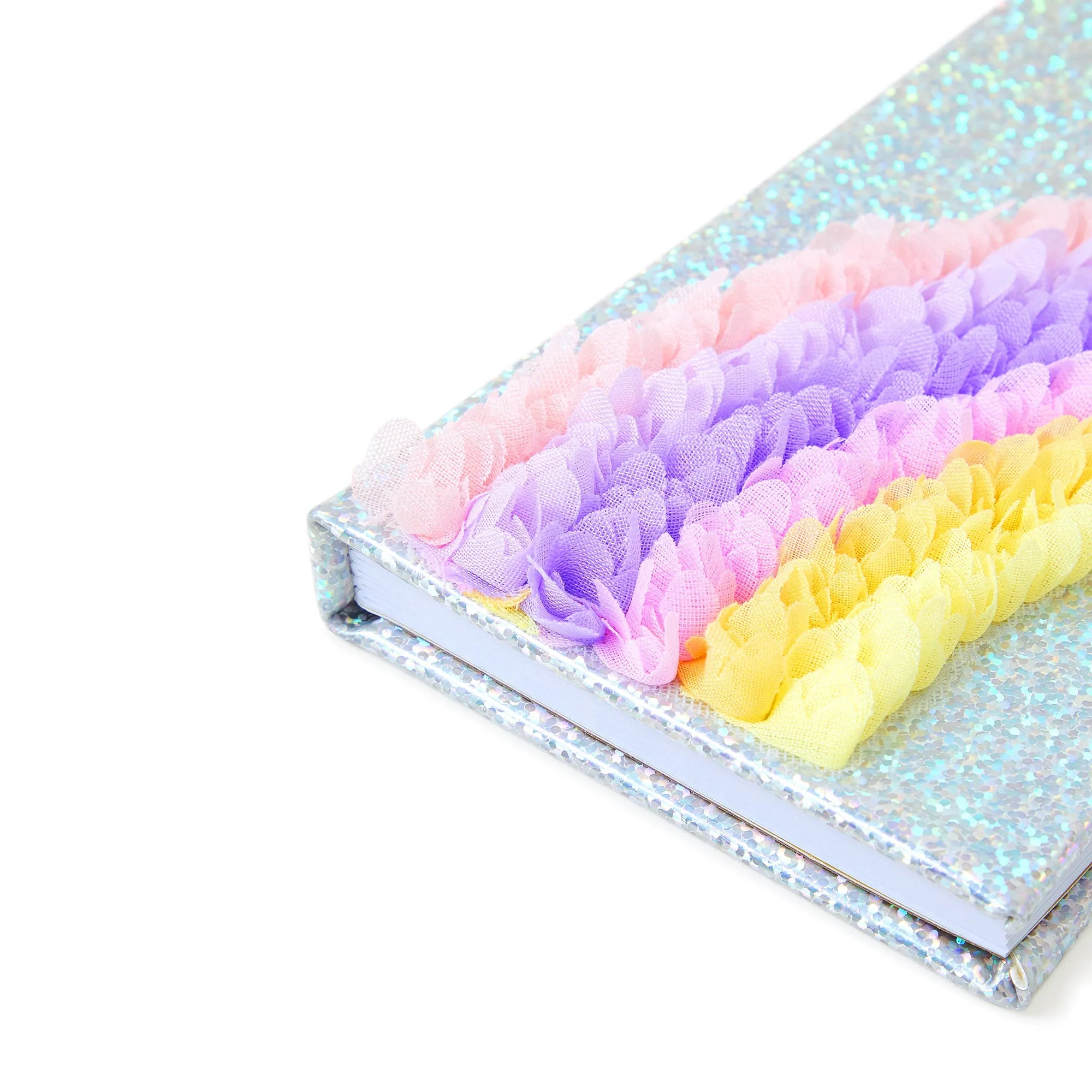 Accessorize London Girl's Rainbow Sparkle Notebook