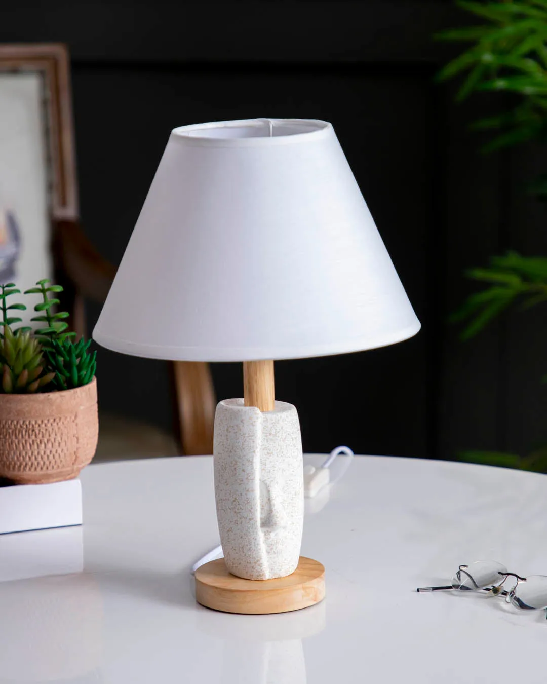 Artistic Expression Table Lamp - White