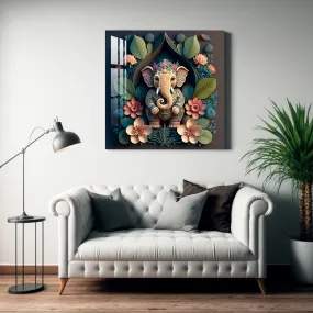 Artistic Ganesha Acrylic Wall Art