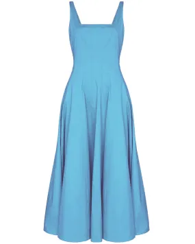 Azure Wells Midi Dress