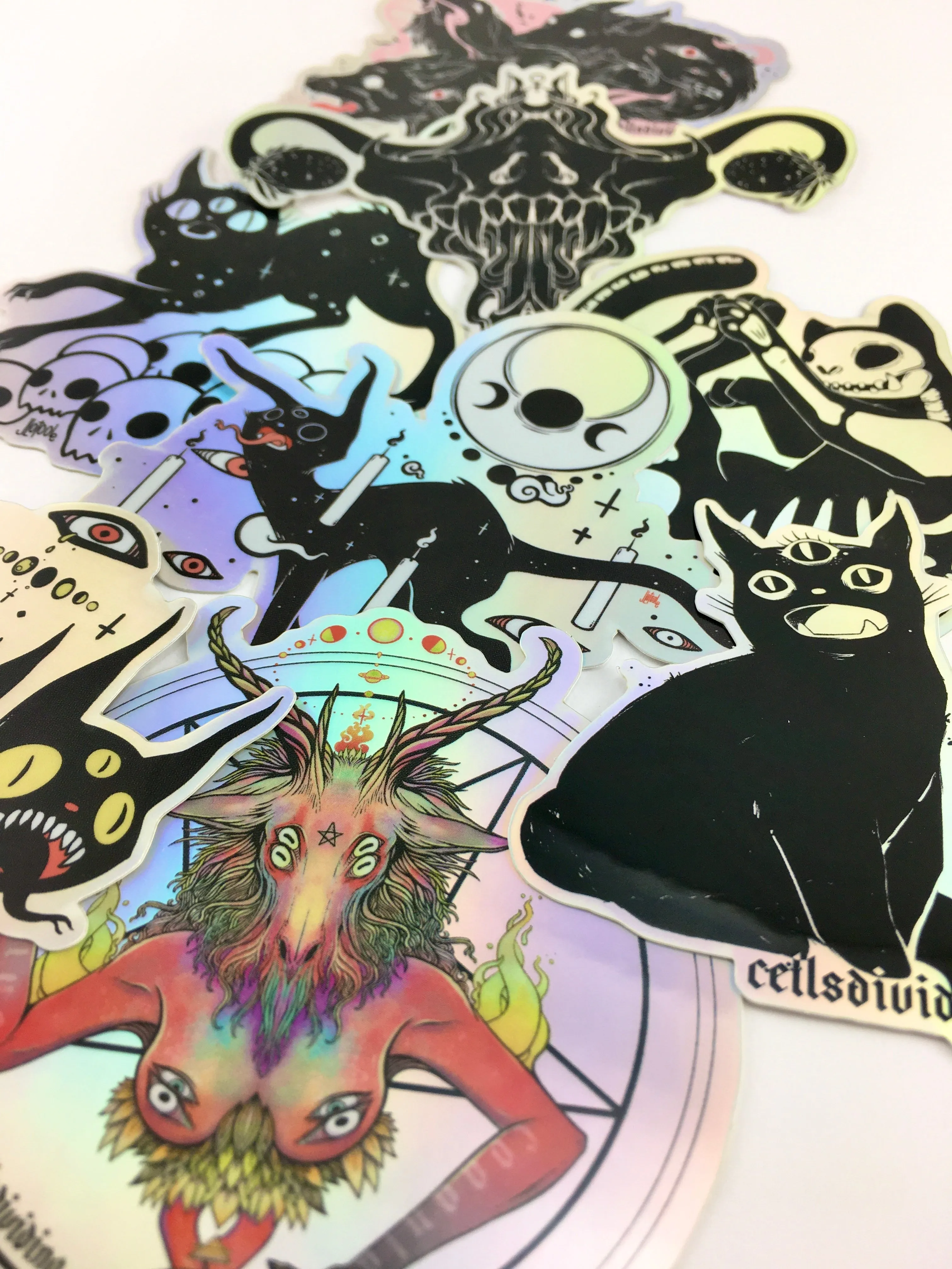 Baphomet, Holographic Sticker