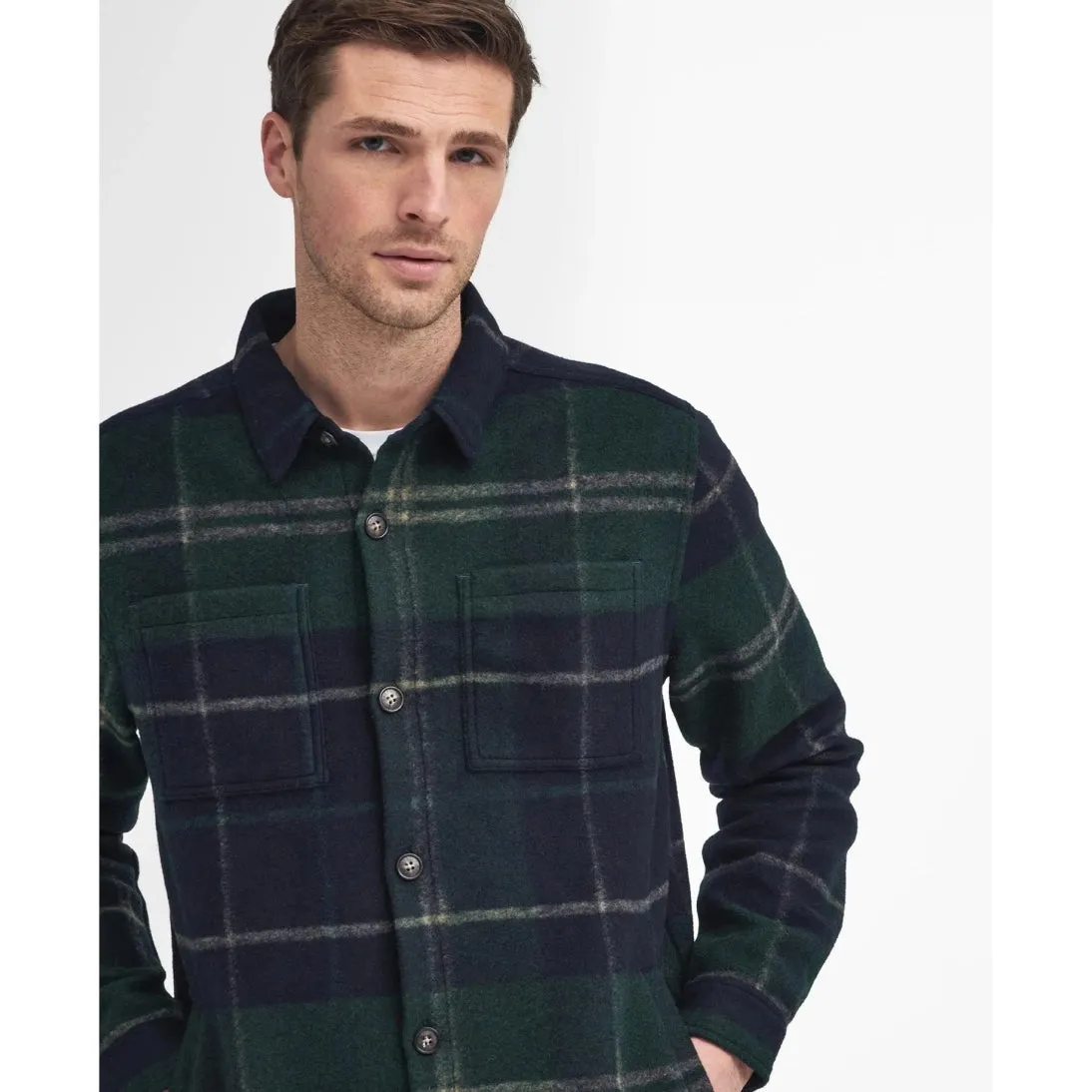 Barbour Chapter Check Overshirt MOS0400 2 Colours