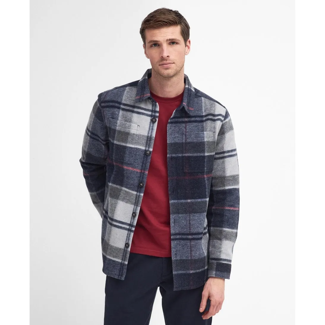 Barbour Chapter Check Overshirt MOS0400 2 Colours