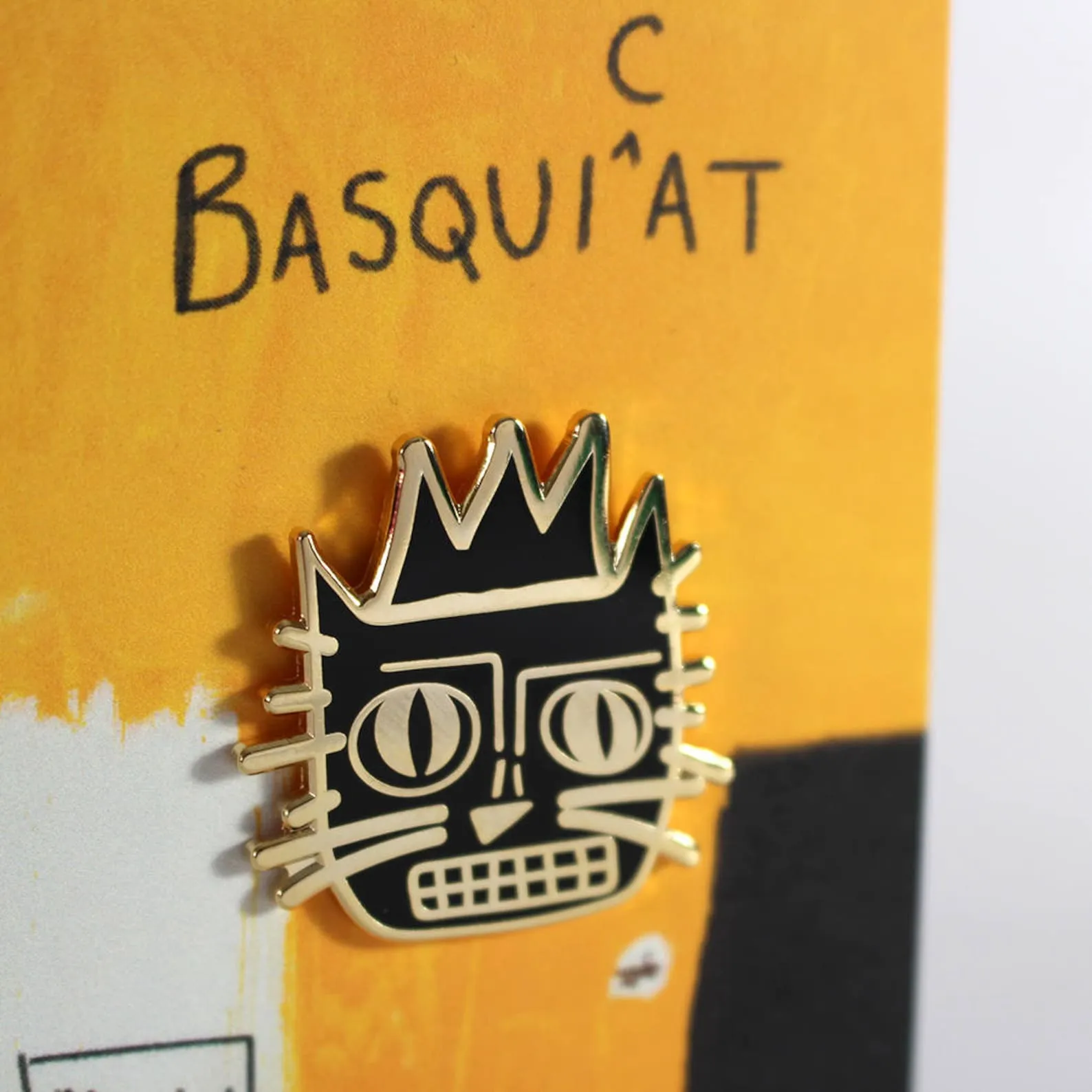 BasquiCAT Cat Artist Enamel Pin