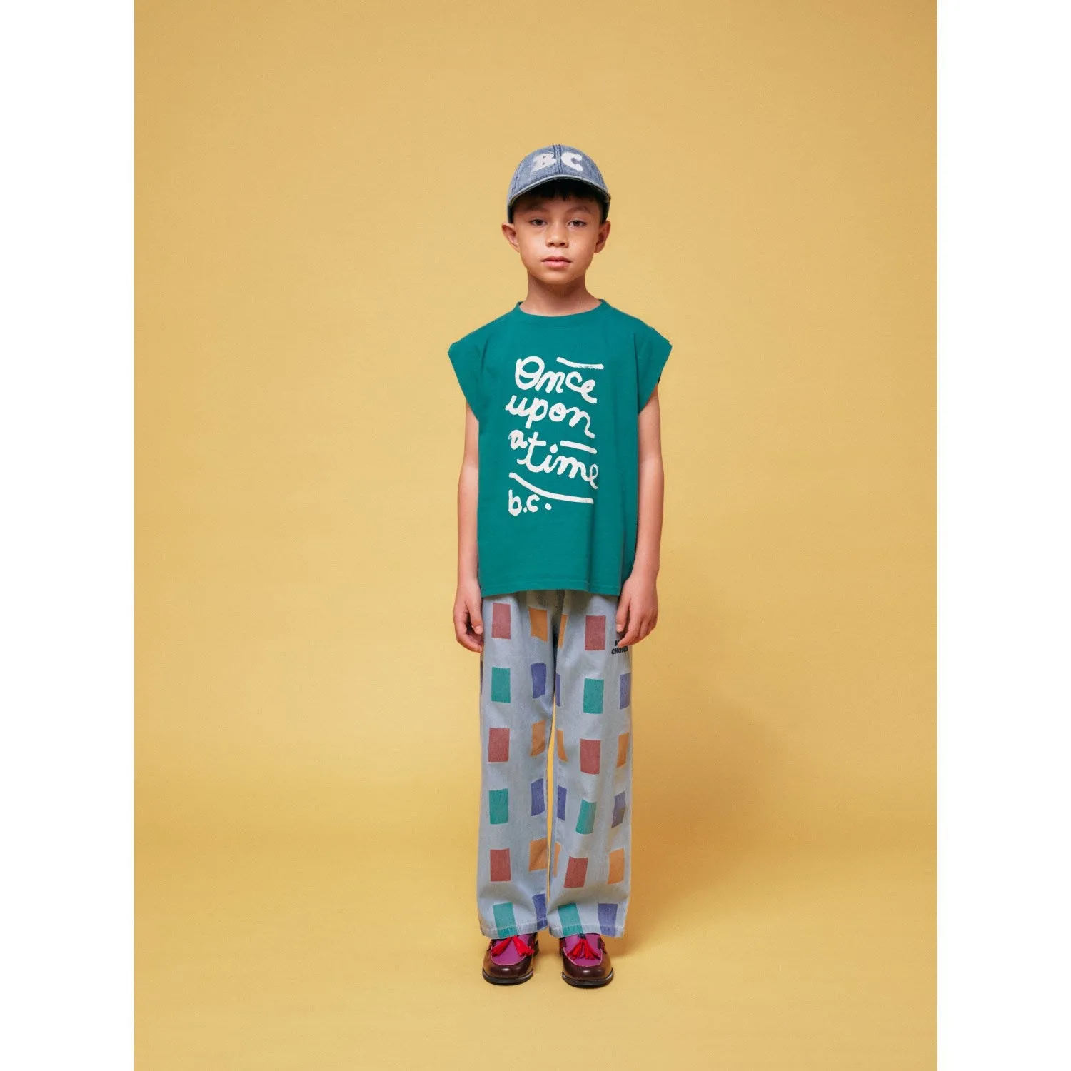 Bobo Choses Dark Green Once Upon A Time Sleeveless T-Shirt