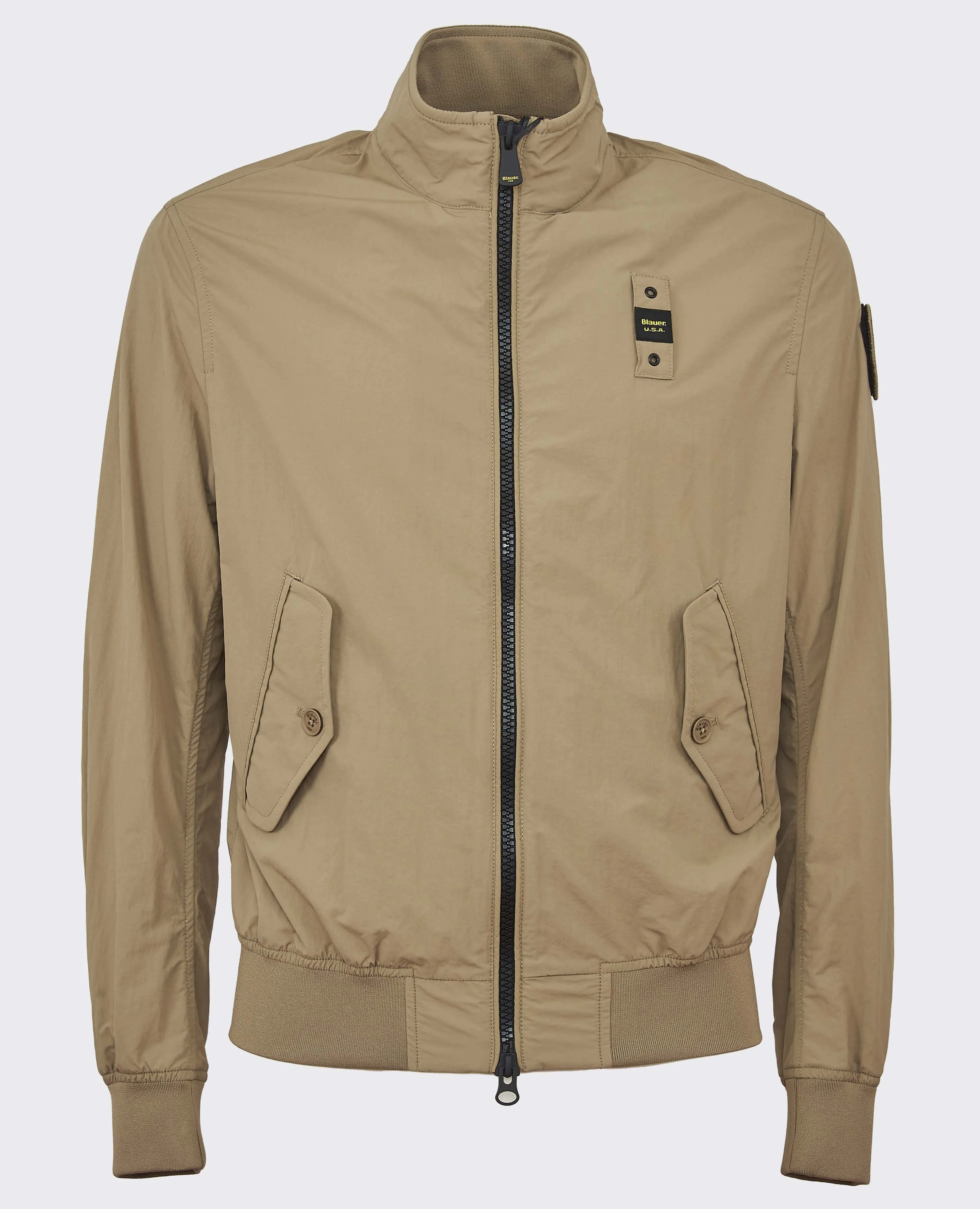 Bomber in Nylon Stretch Blauer