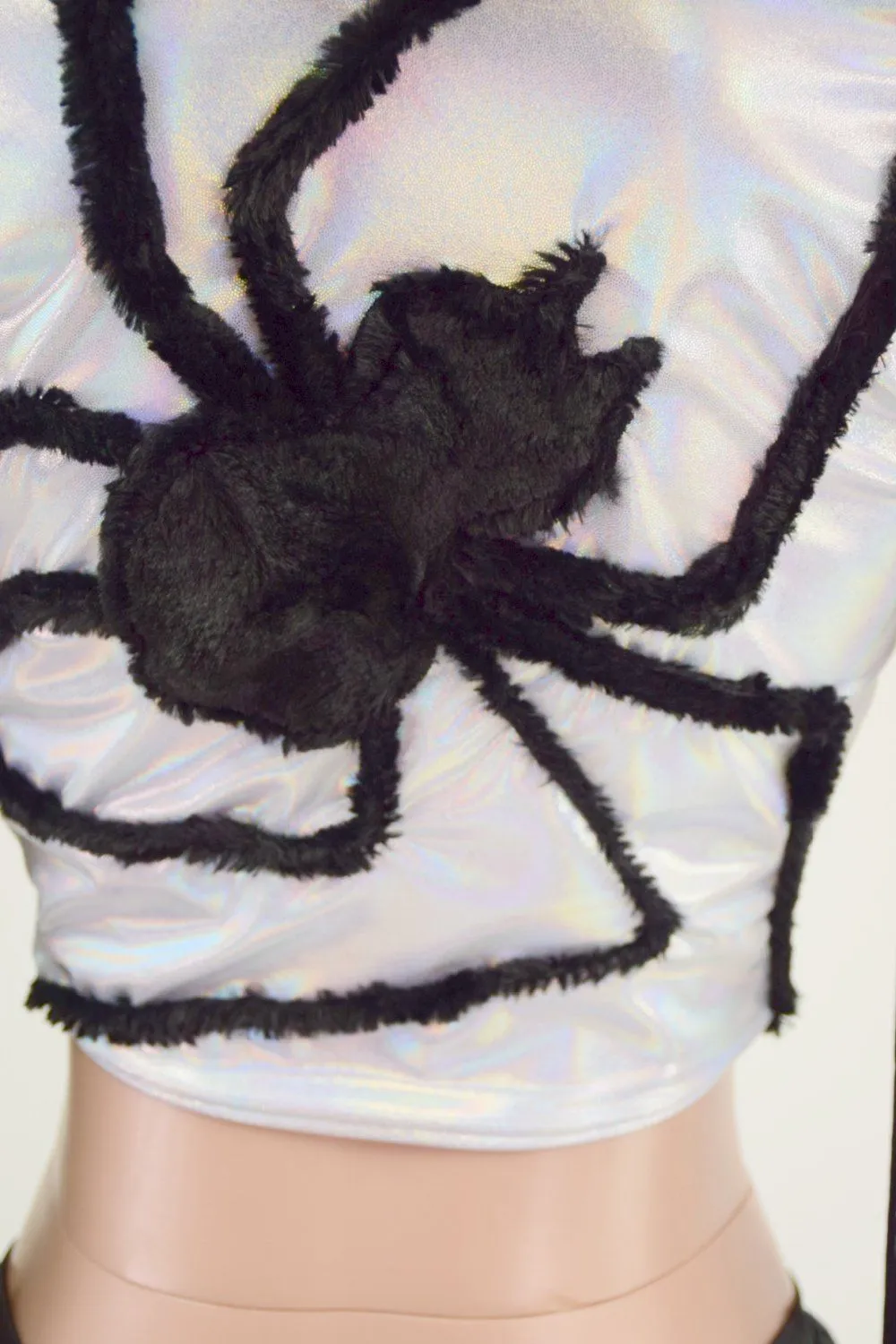 Boris the Spider Tie Front Crop Jacket