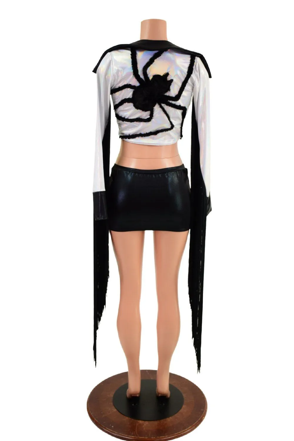 Boris the Spider Tie Front Crop Jacket