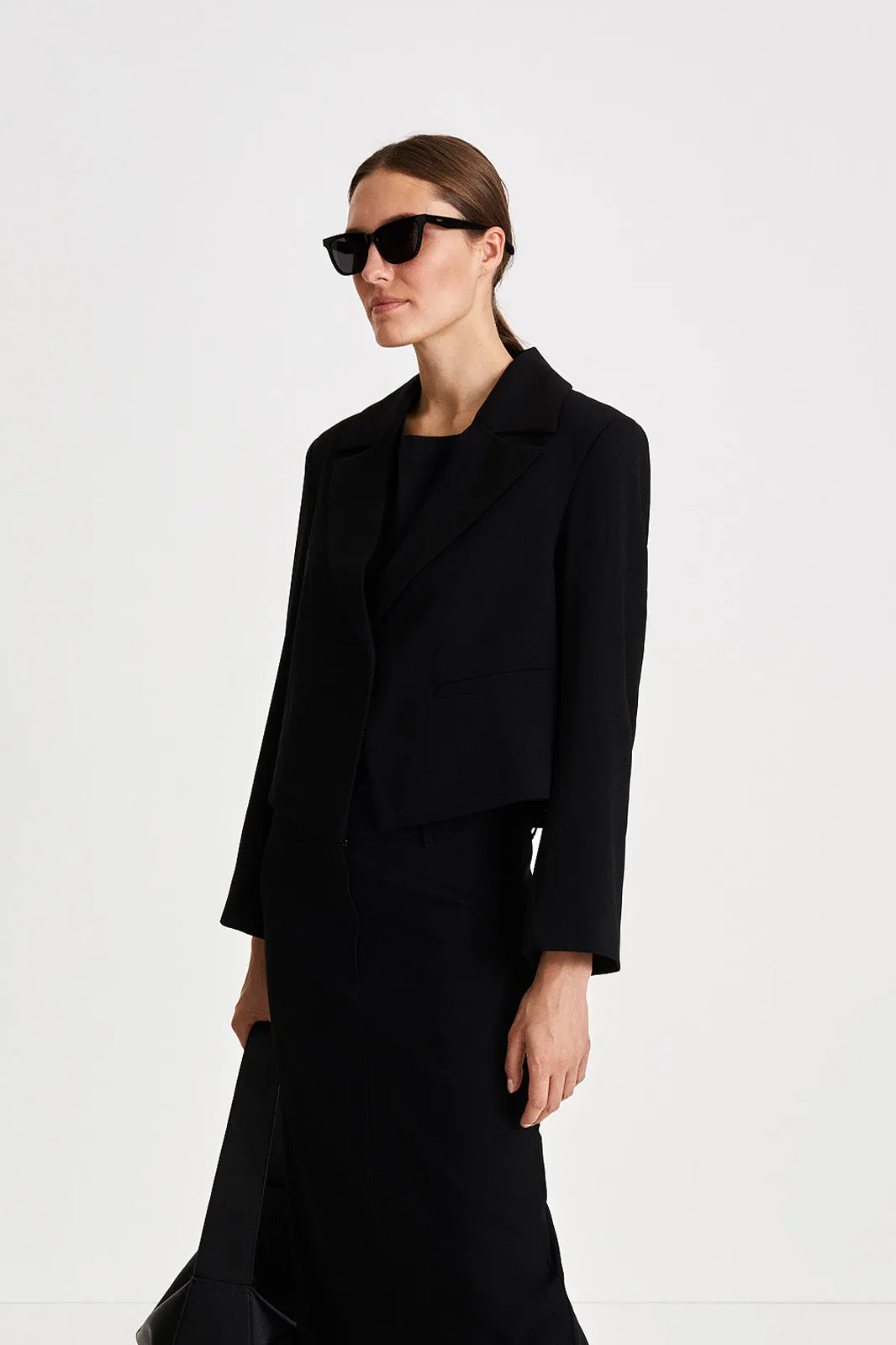 BORMIO BLAZER - BLACK