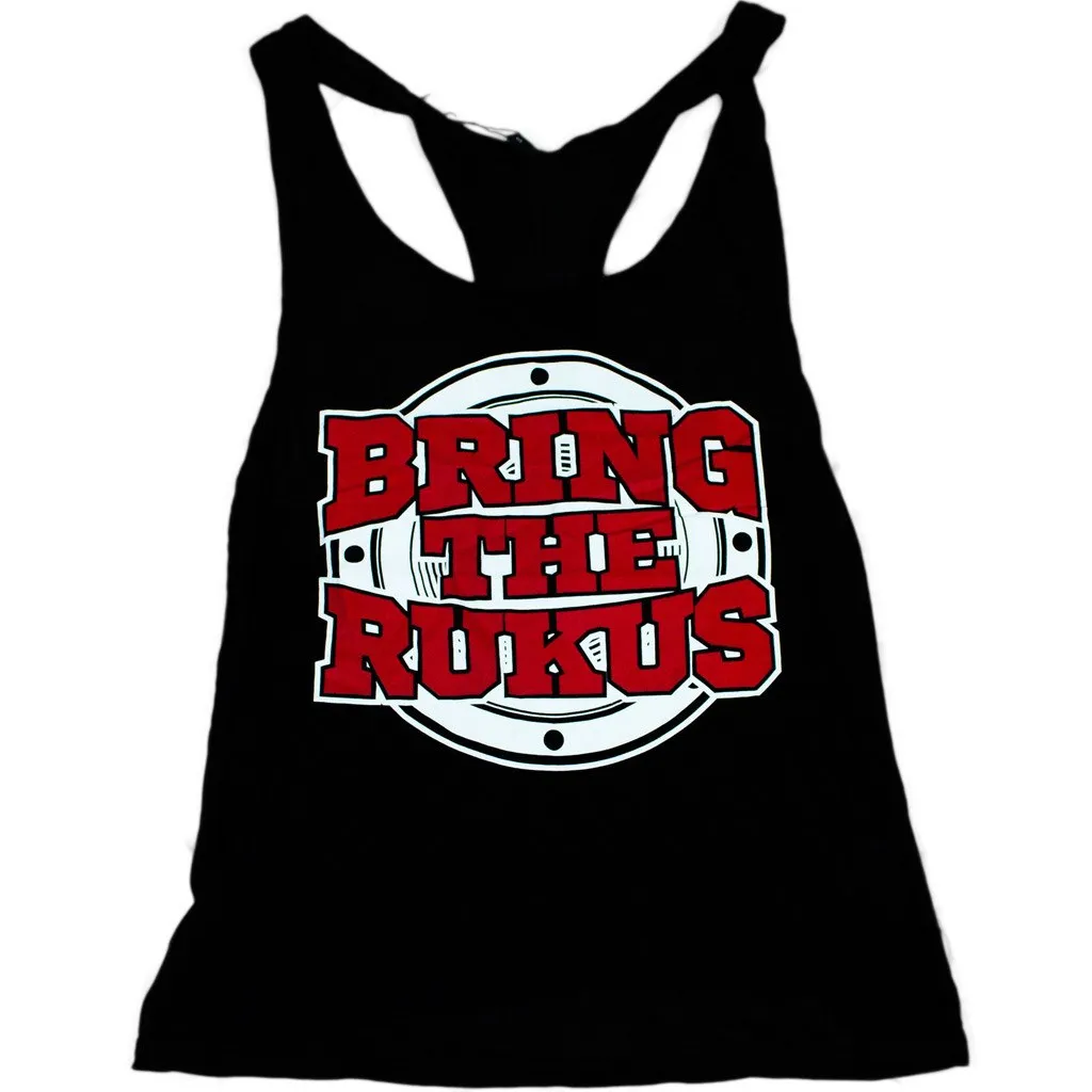 Bring the Rukus Black Womens Racer Vest