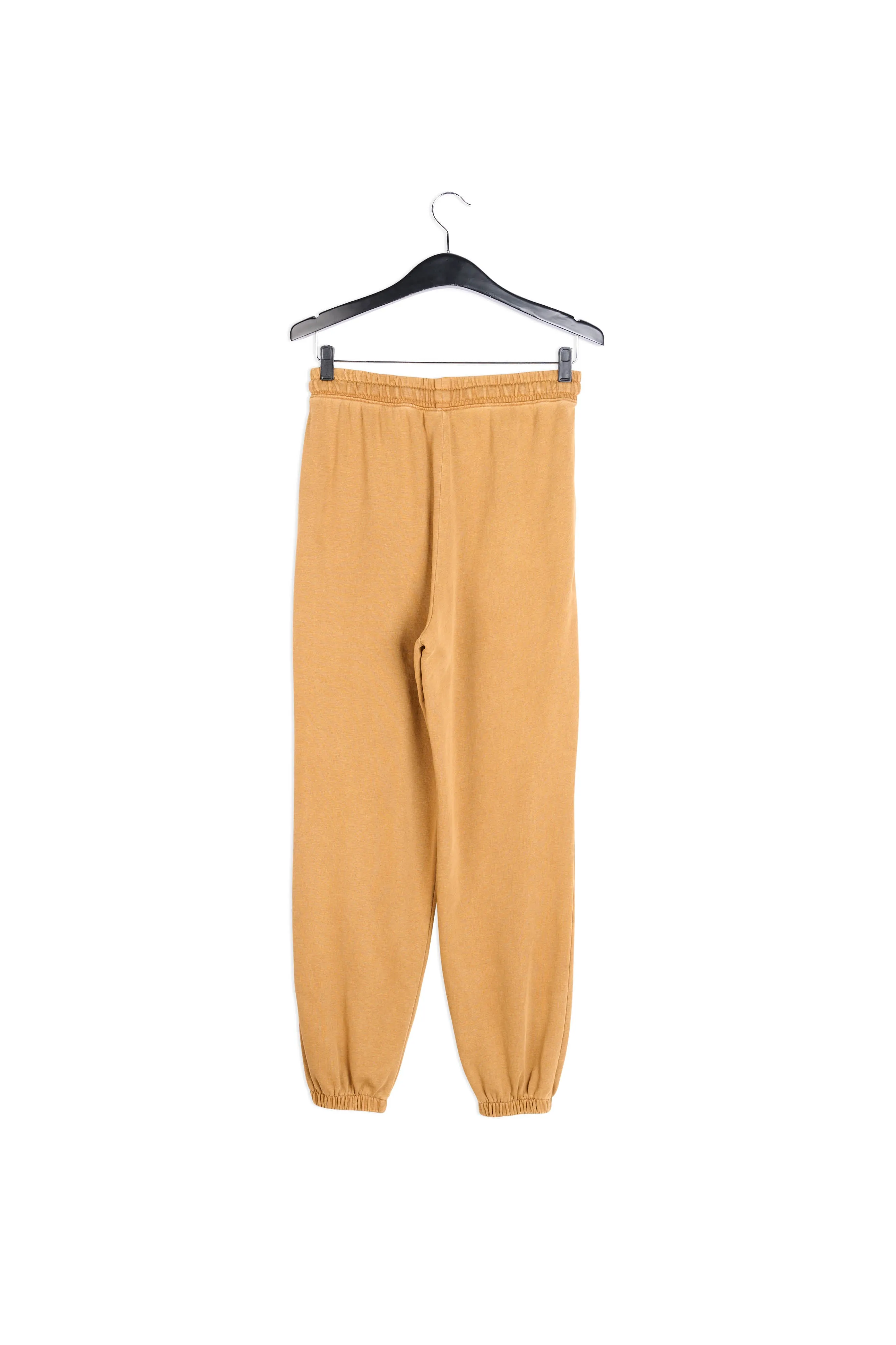 Camel organic-cotton jersey sweatpants