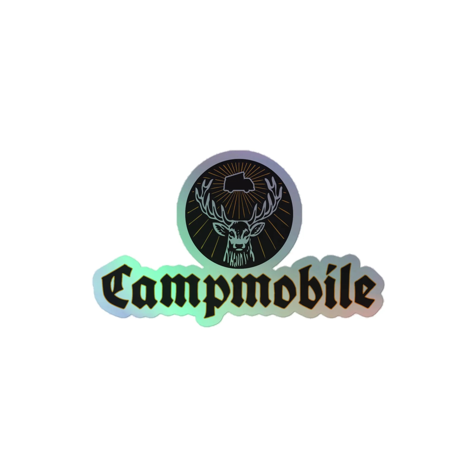 Campermeister Campmobile Holographic Sticker