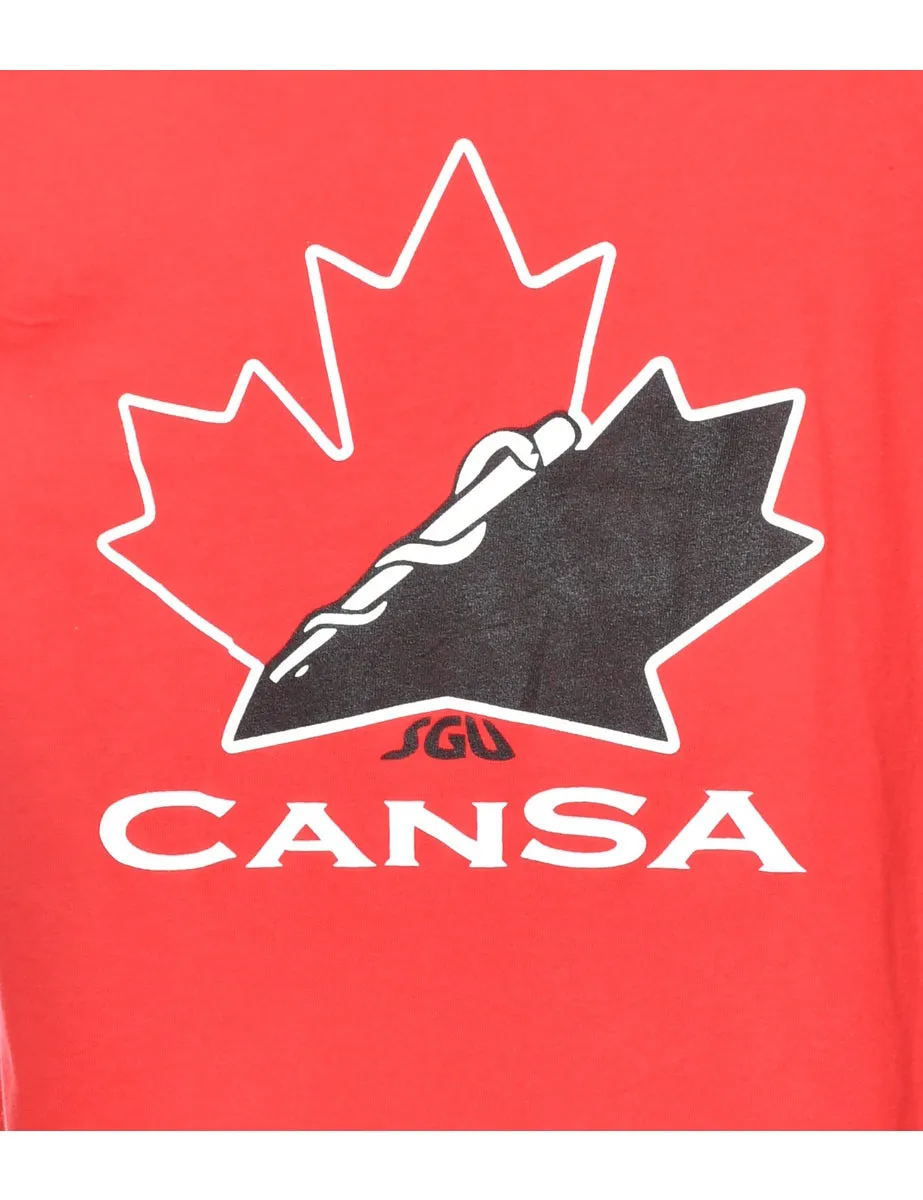 Cansa Printed T-shirt - M