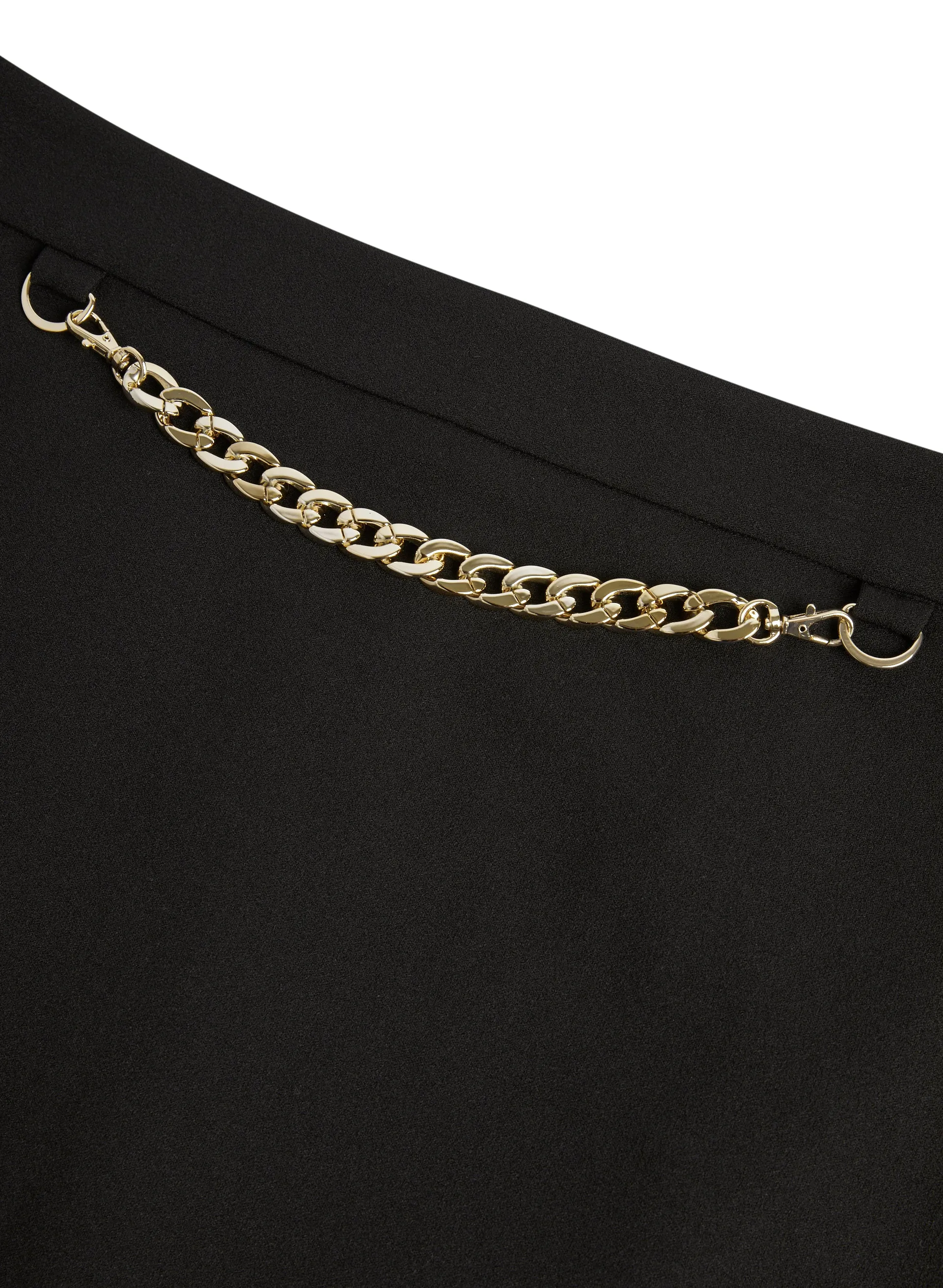 Chain Detail Pencil Skirt