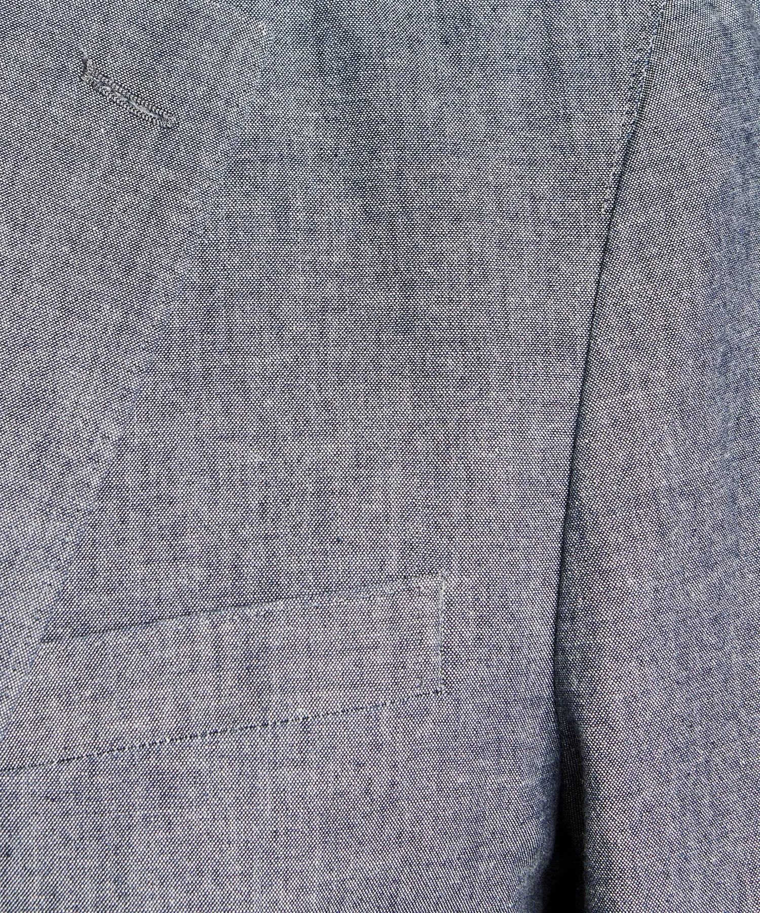 Chambray Traveler Suit Jacket in Indigo