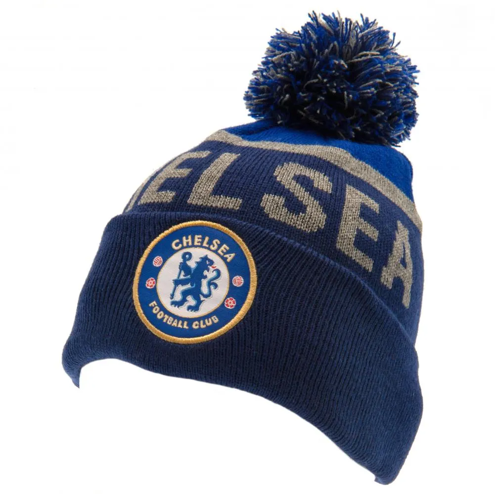 Chelsea FC Ski Hat NG - Navy and Royal Cuff Knit Beanie