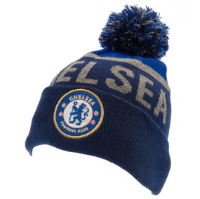 Chelsea FC Ski Hat NG - Navy and Royal Cuff Knit Beanie