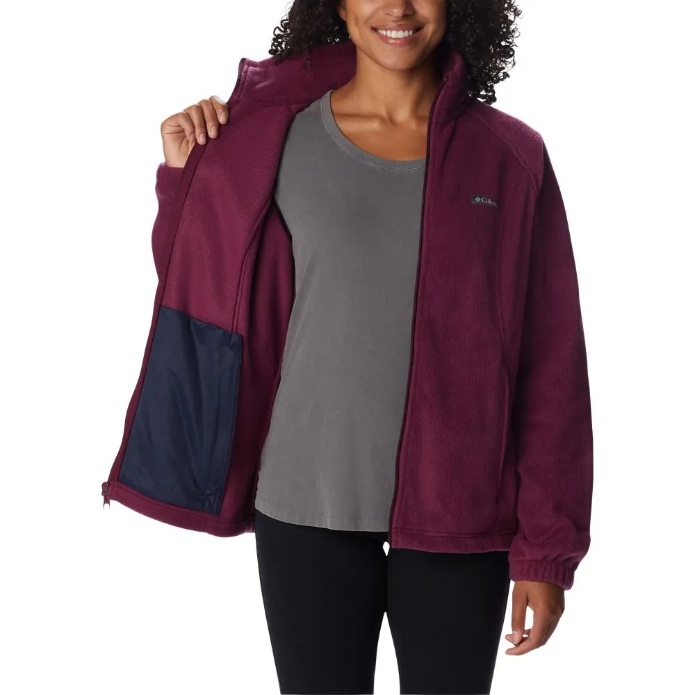 Columbia Benton Springs Full-Zip Fleece Jacket for Ladies - Marionberry - L