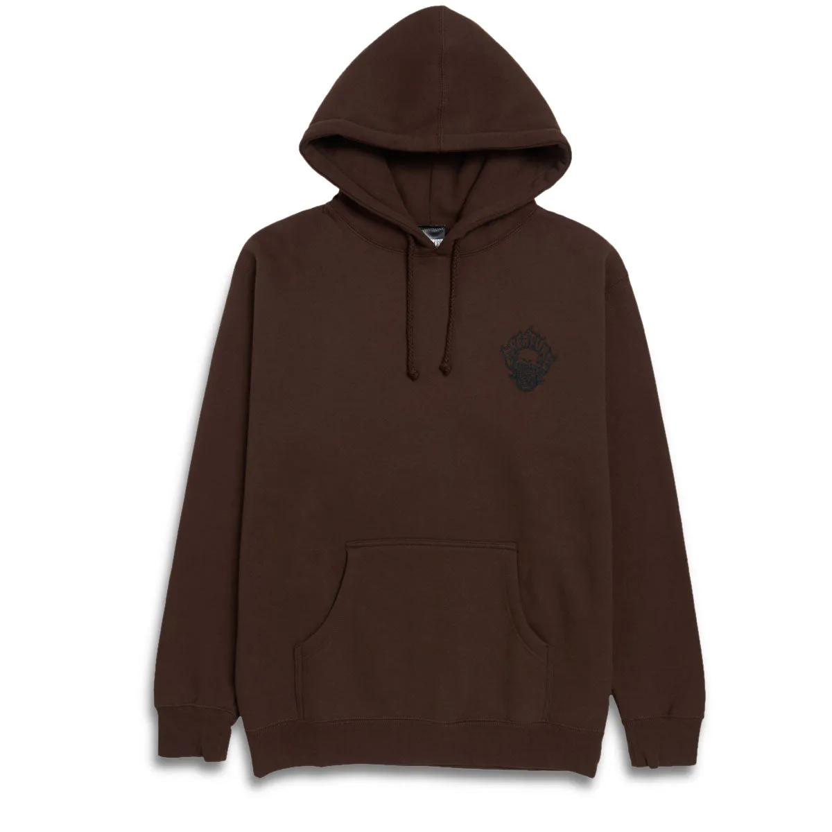 Creature Bonehead Flame Hoodie - Brown