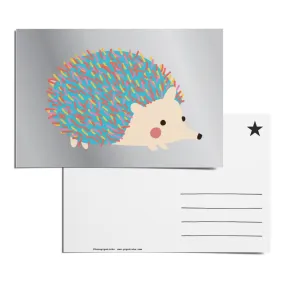 Cuddly Hedgehog Postcard Pack