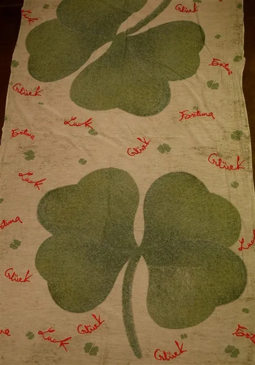 Faliero Sarti  Good "Luck" Scarf St. Patrick's Day Scarf