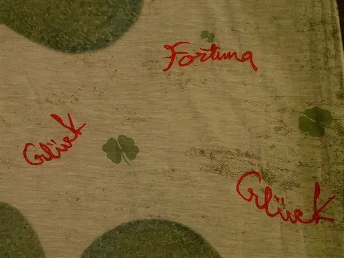 Faliero Sarti  Good "Luck" Scarf St. Patrick's Day Scarf