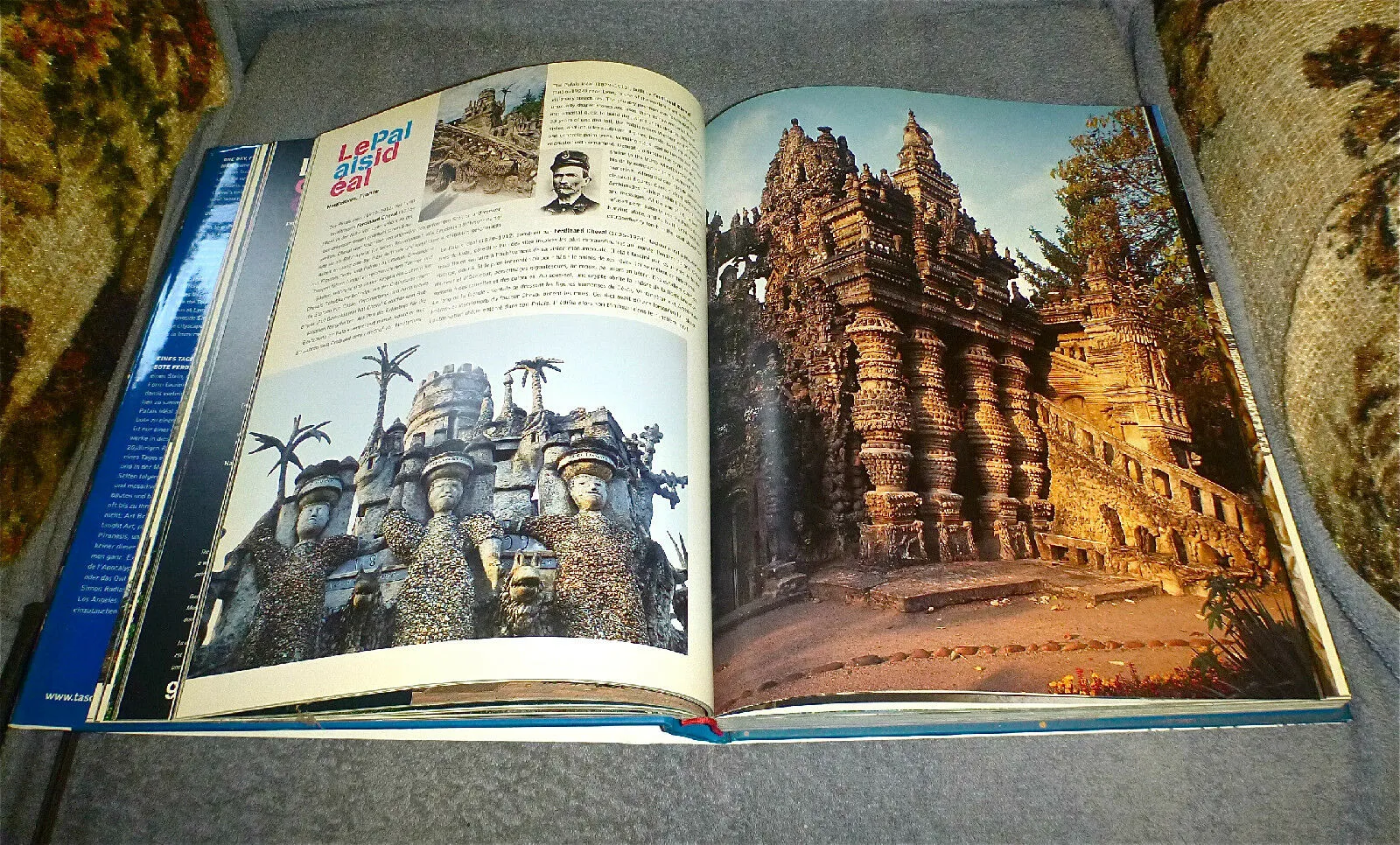 Fantasy Worlds : palaces, bizarre sanctuaries, colorful sculpture garden outsider art hardcover book (Taschen: English, German and French Edition)