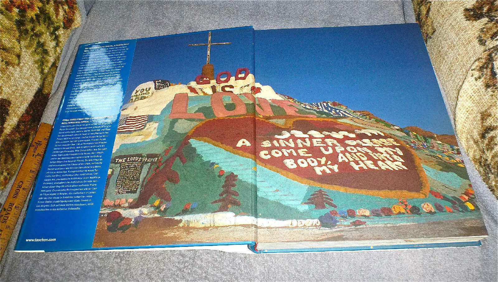 Fantasy Worlds : palaces, bizarre sanctuaries, colorful sculpture garden outsider art hardcover book (Taschen: English, German and French Edition)