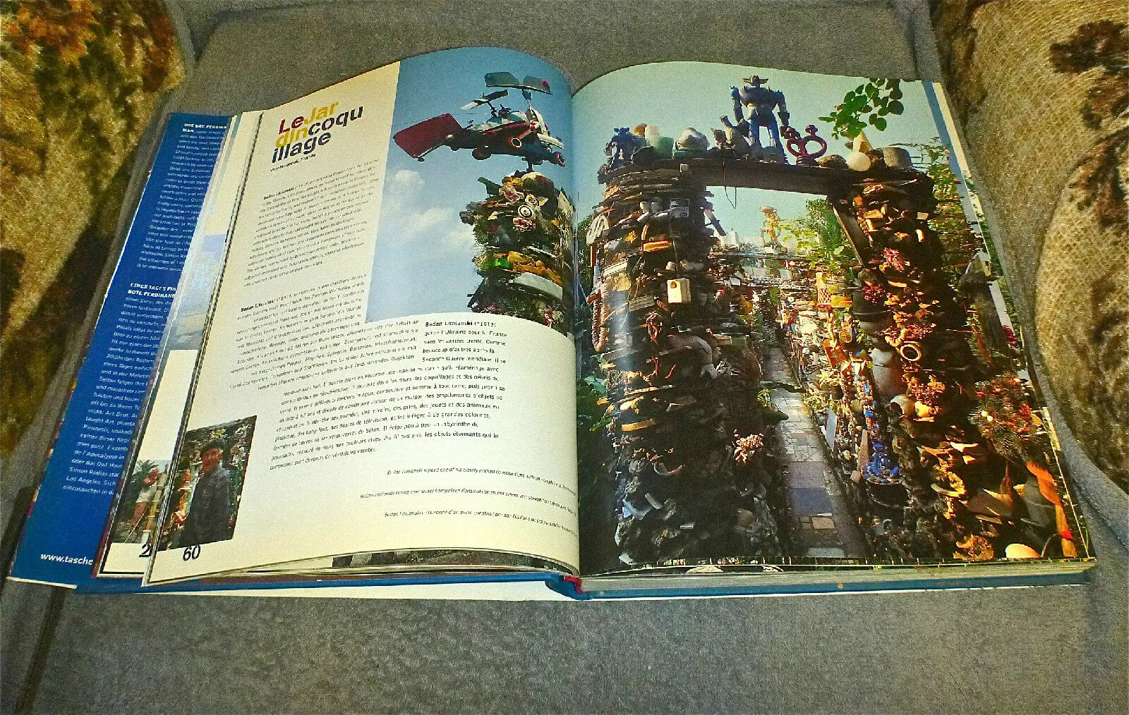 Fantasy Worlds : palaces, bizarre sanctuaries, colorful sculpture garden outsider art hardcover book (Taschen: English, German and French Edition)