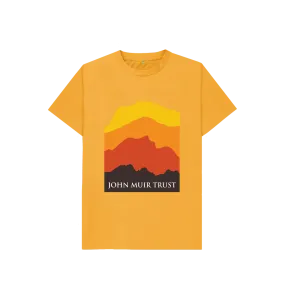 Four Mountains Kid's T-Shirt - New Yellow