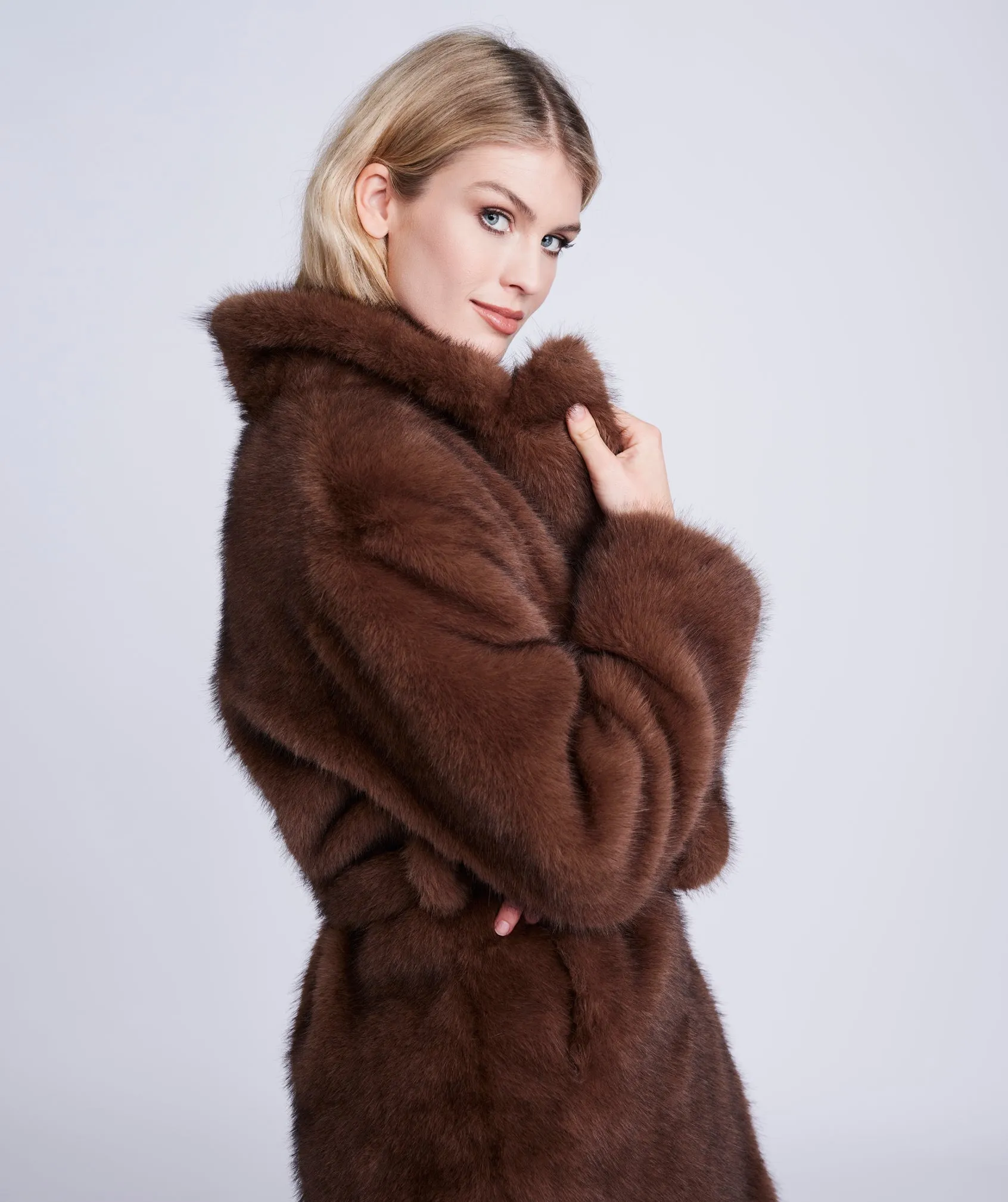 Gianella Coat - Brown