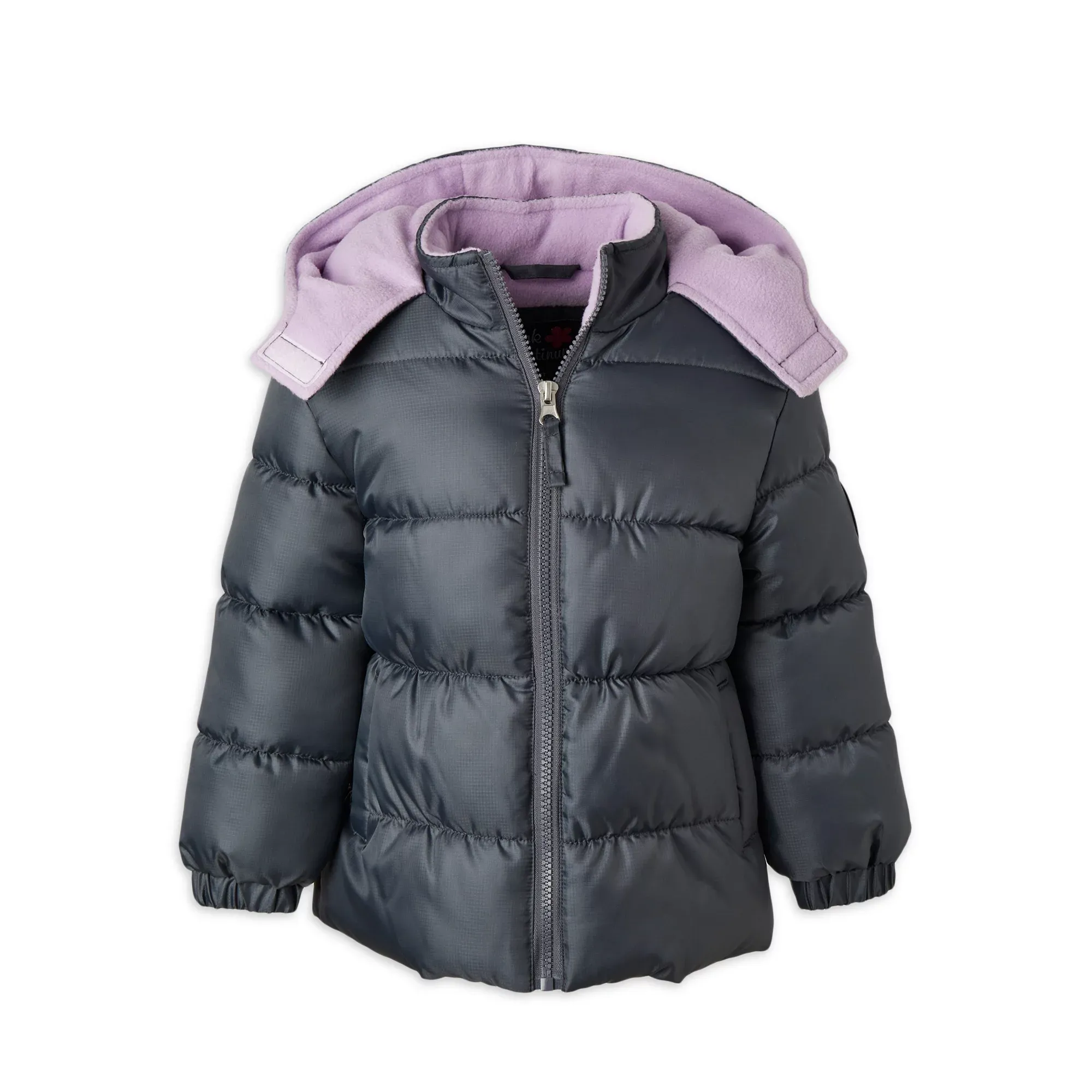 Girls Hooded Ripstop Winter Puffer Coat