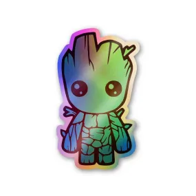 Groot Holographic Stickers