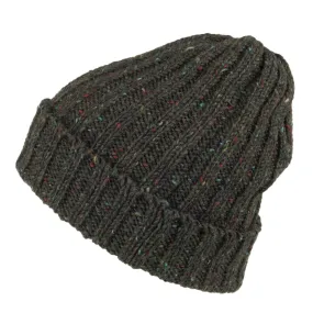 Highland 2000 Kilcarra Wool Cuffed Beanie Hat - Forest