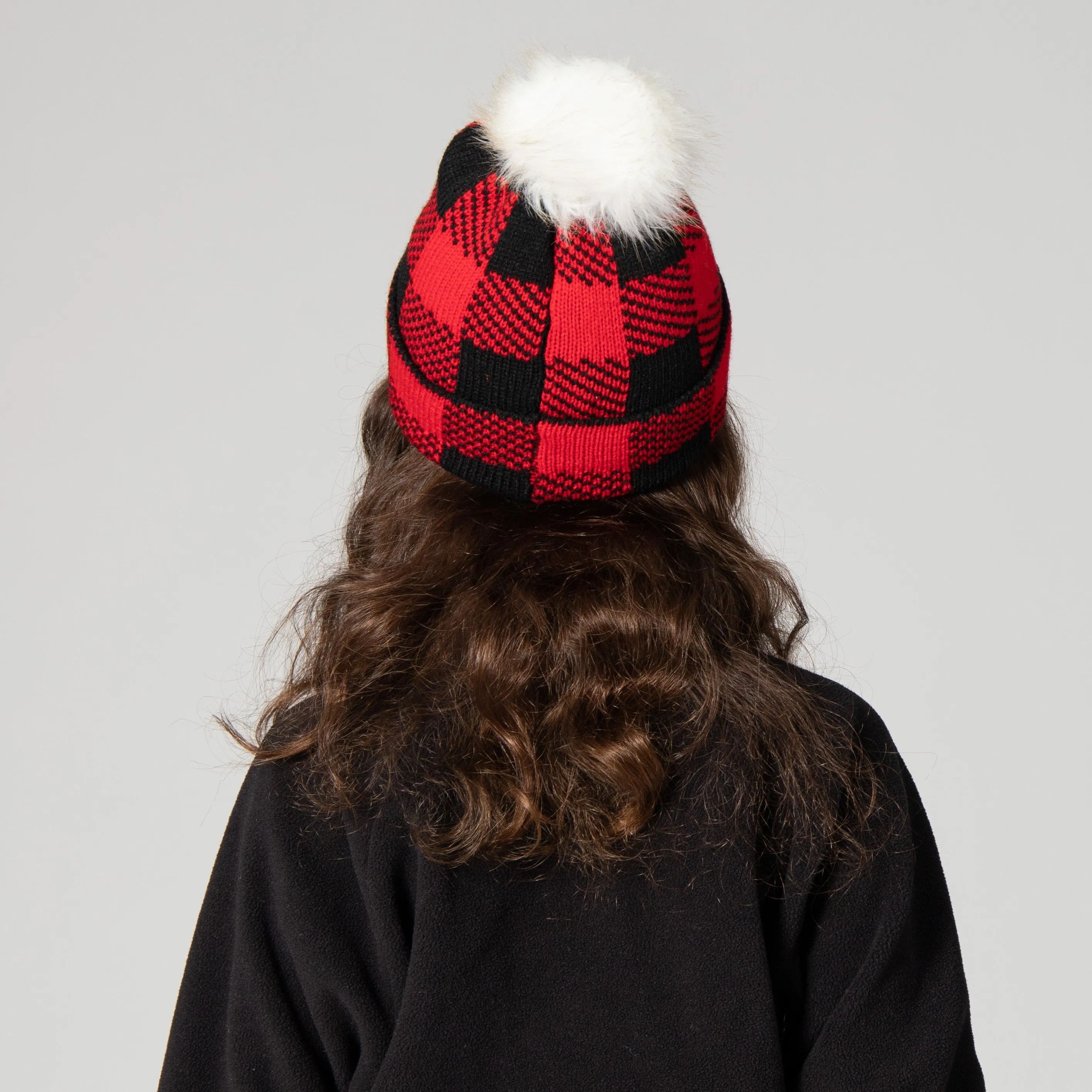 Kid's Buffalo Check Beanie