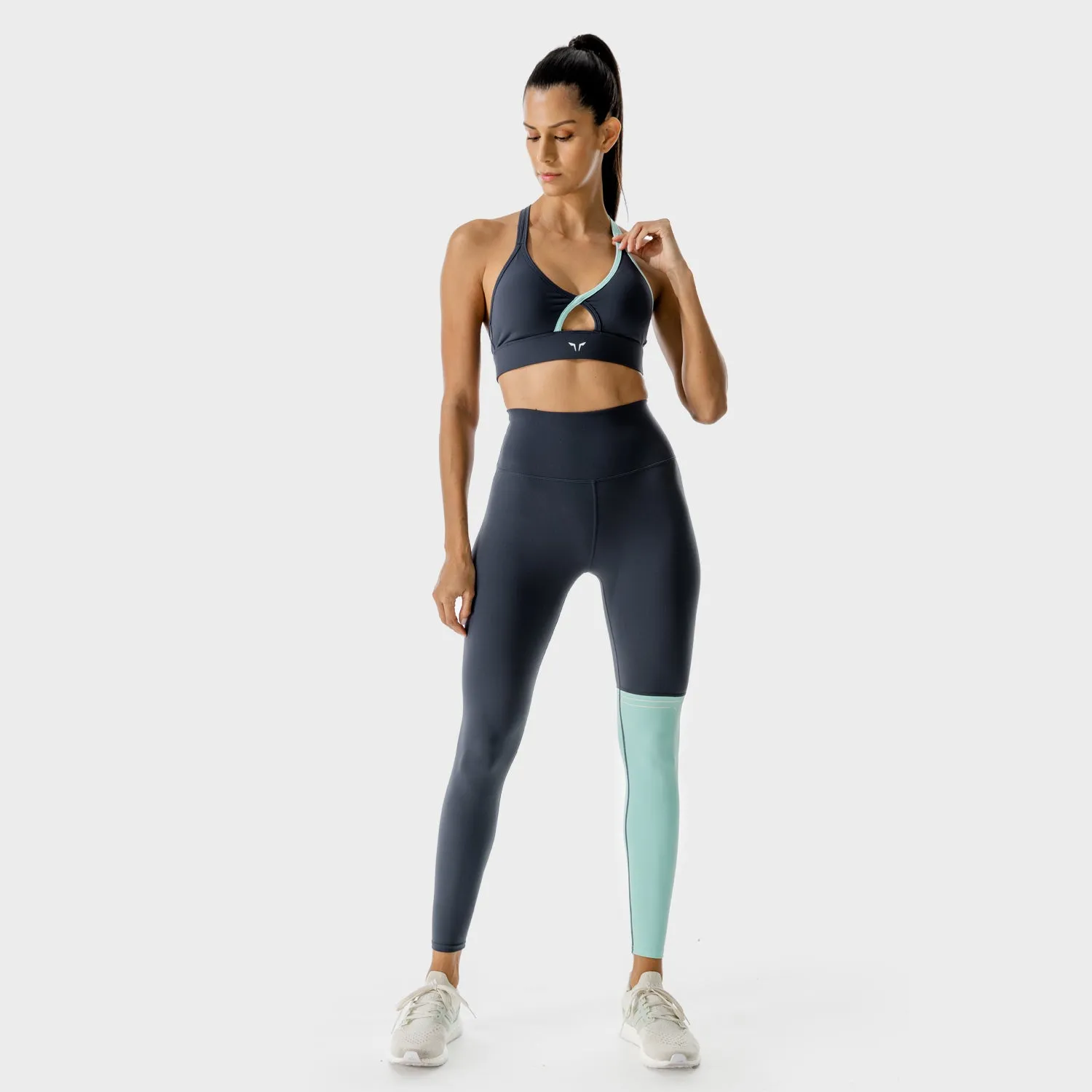 LAB360° Colour Block Leggings - Blue Nights