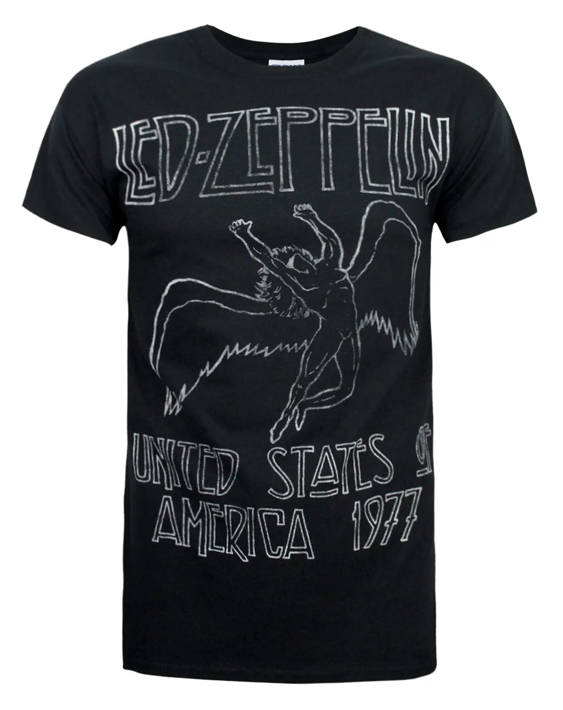 Led Zeppelin Mens Black Short Sleeved T-Shirt