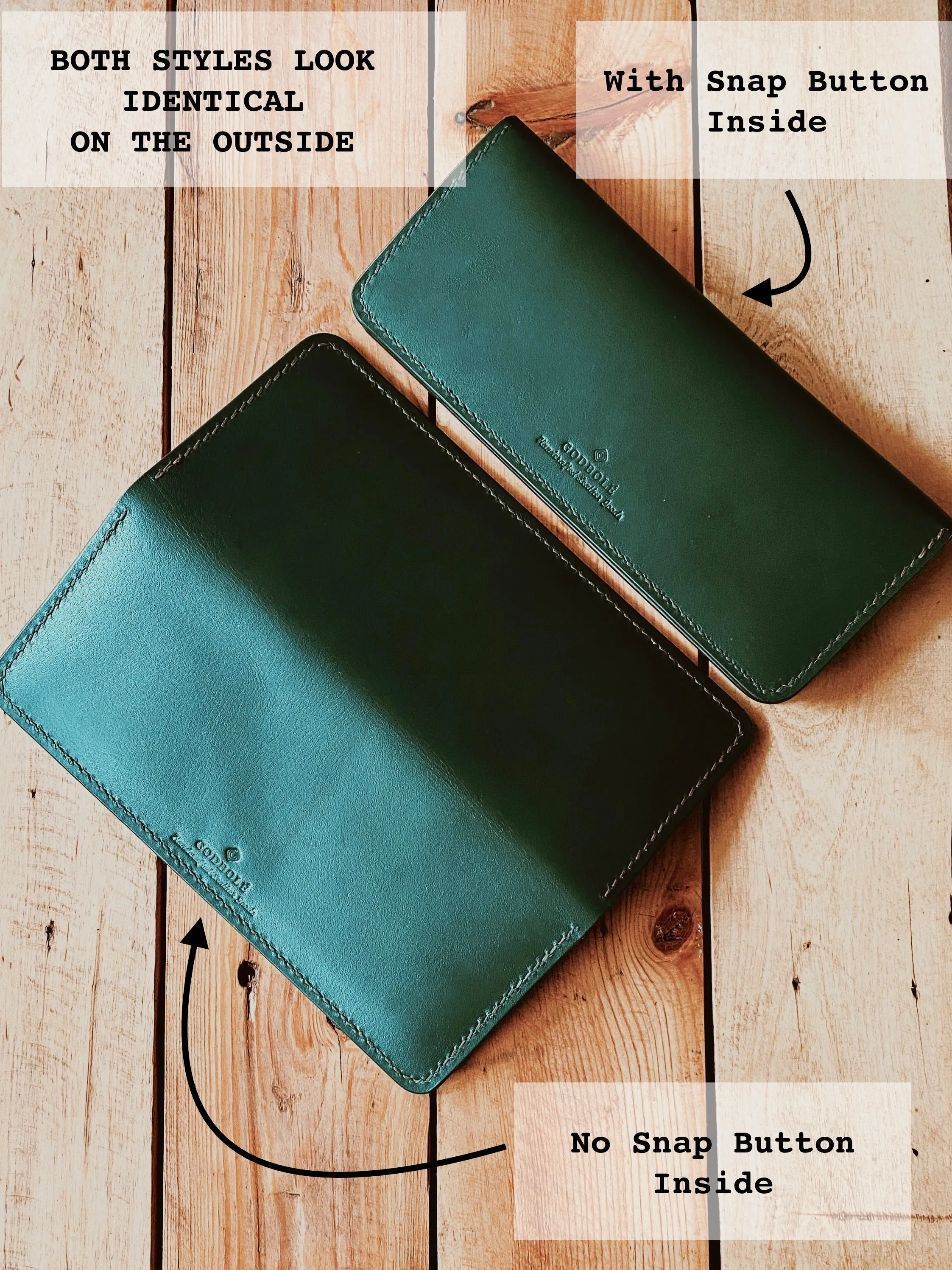 Long Bifold Wallet - Racing Green