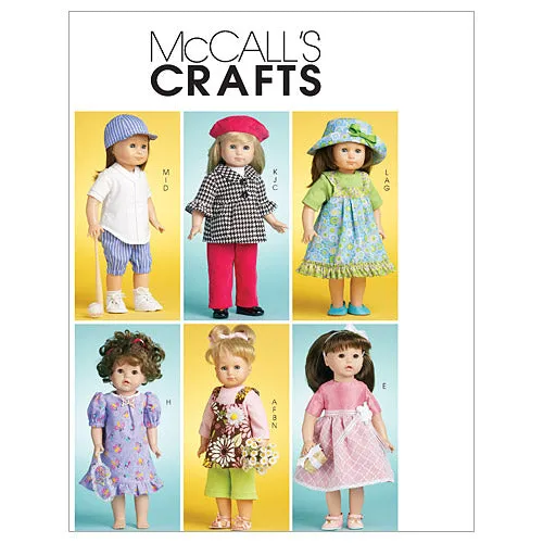 M6137 Doll Clothes For 18" (46cm) Doll (size: One Size Only)