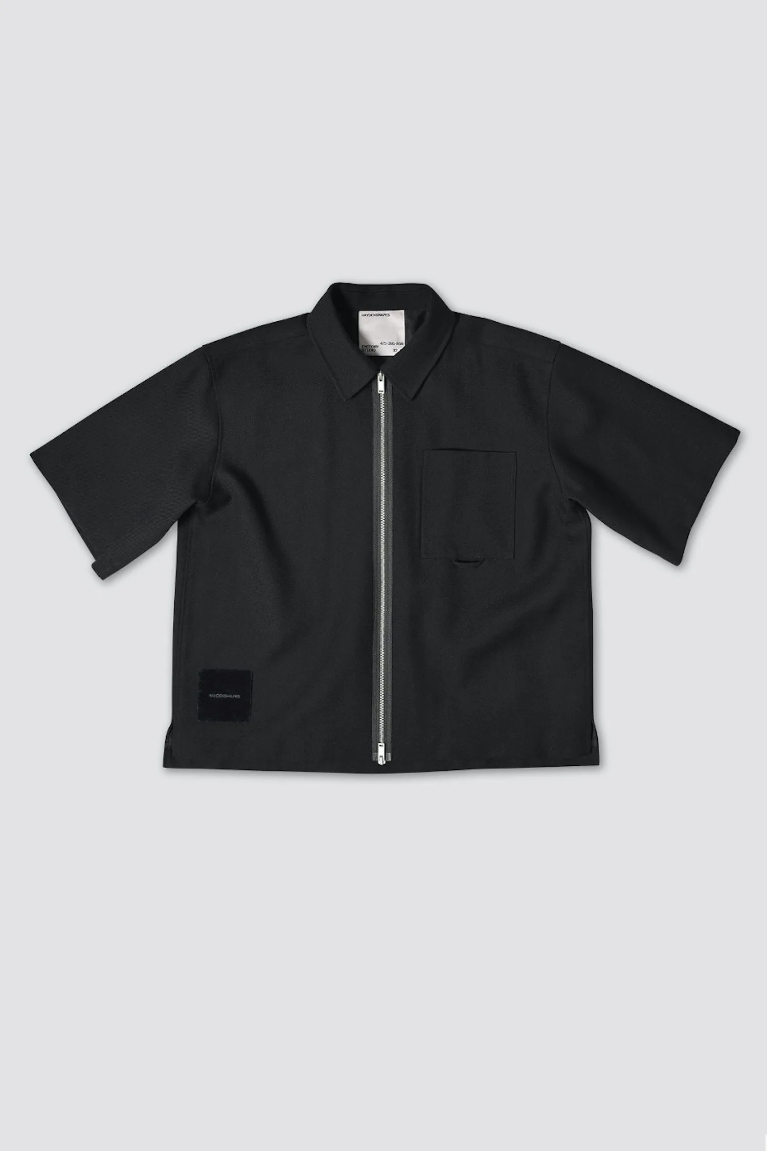 Merino Patch Zip Shirt