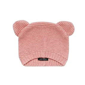 Mini Kardi Pink Bear Beanie (3m -12m)