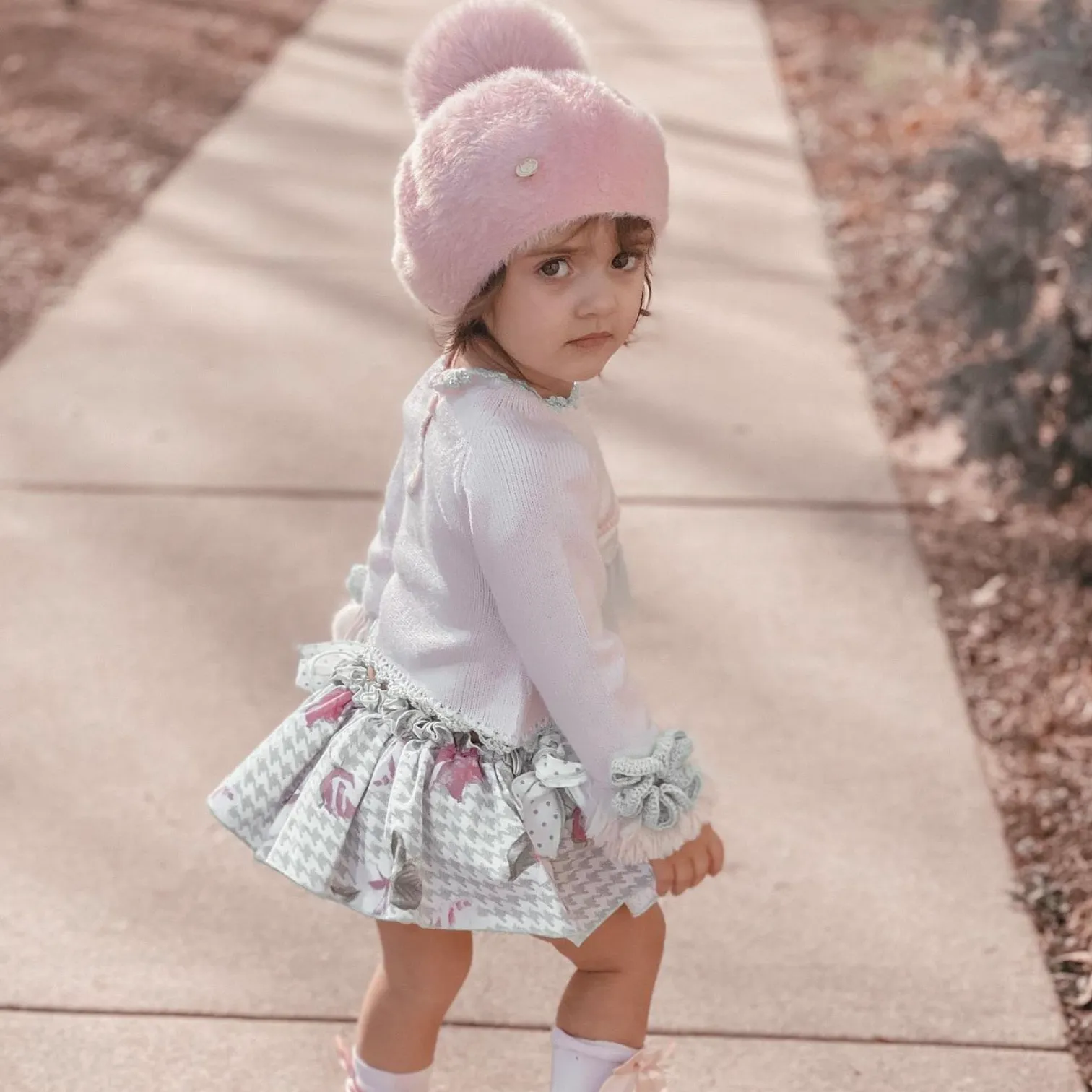 Mint and Pink Bloomer Set