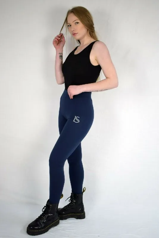 Navy Blue Leggings for Women | Tights Yoga Pants