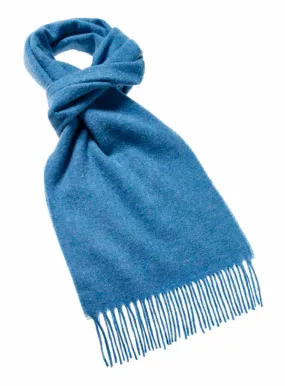 Oceano Blue Lambswool Scarf