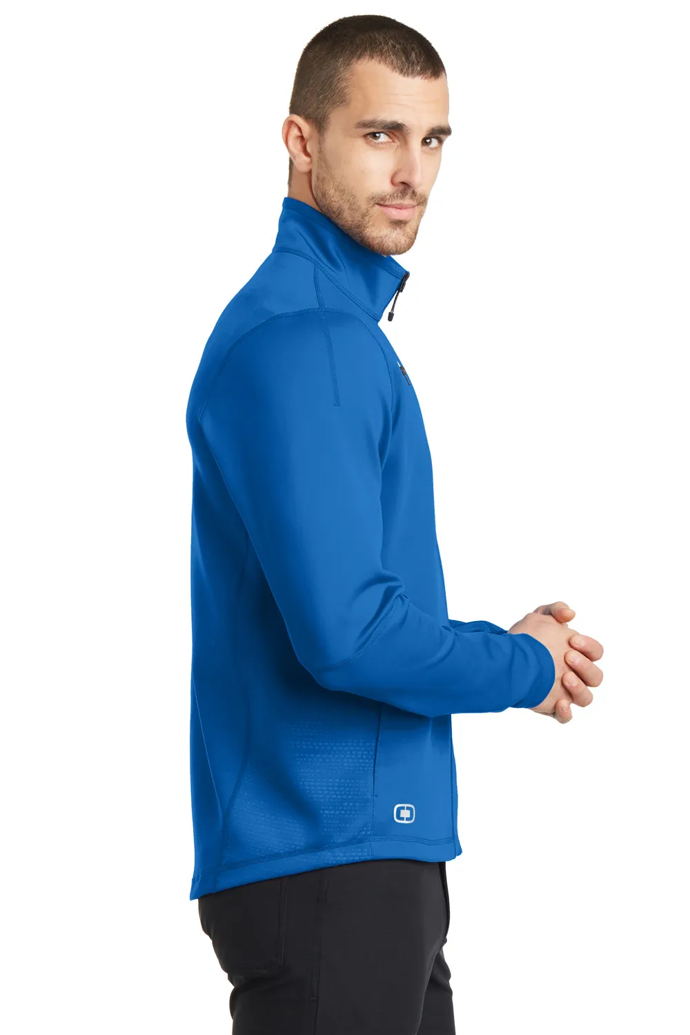 Ogio Mens Endurance Fulcrum Full Zip Jacket - Electric Blue