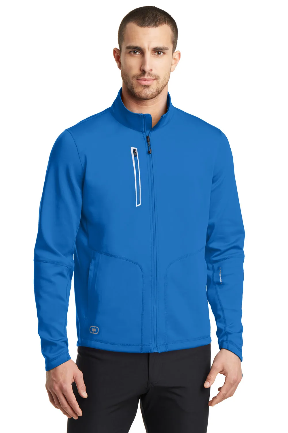 Ogio Mens Endurance Fulcrum Full Zip Jacket - Electric Blue