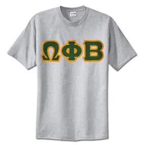 Omega Phi Beta Standards T-Shirt - G500 - TWILL