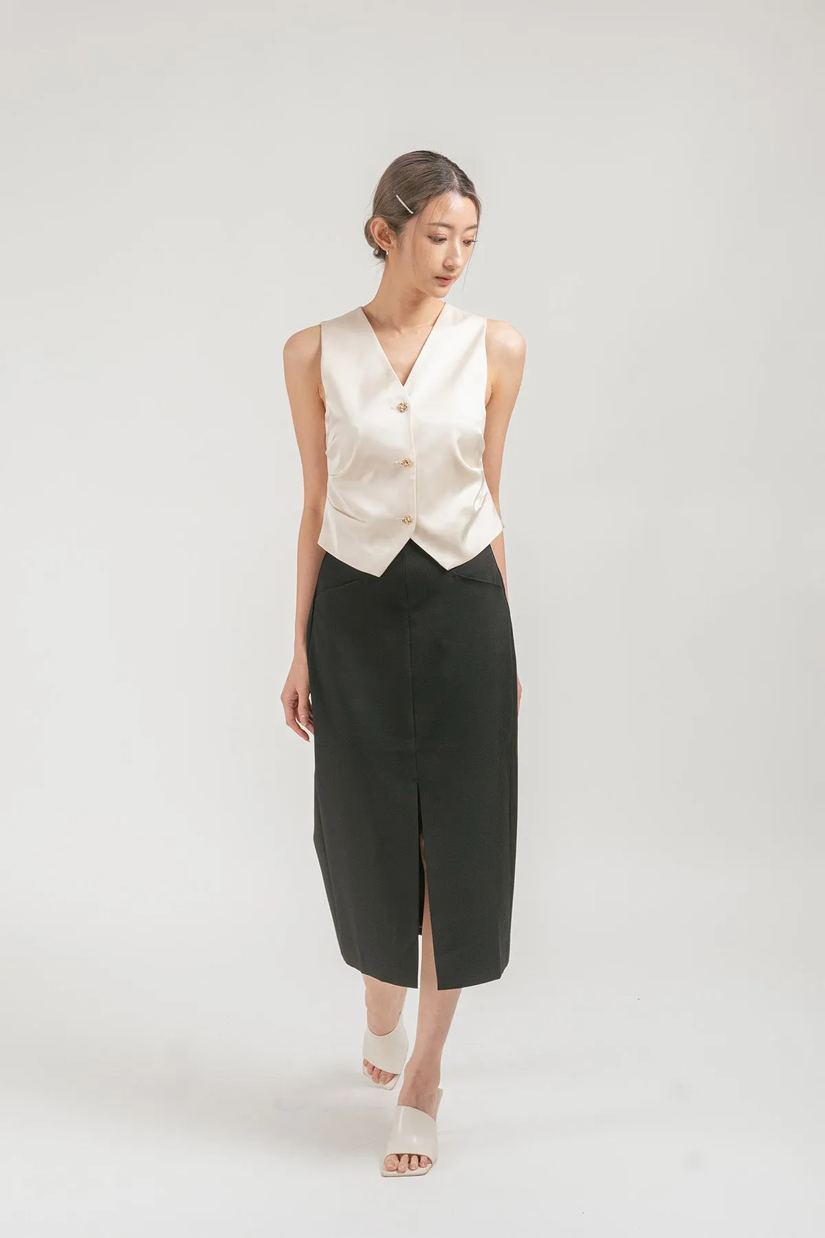 Onerra Midi Pencil Skirt